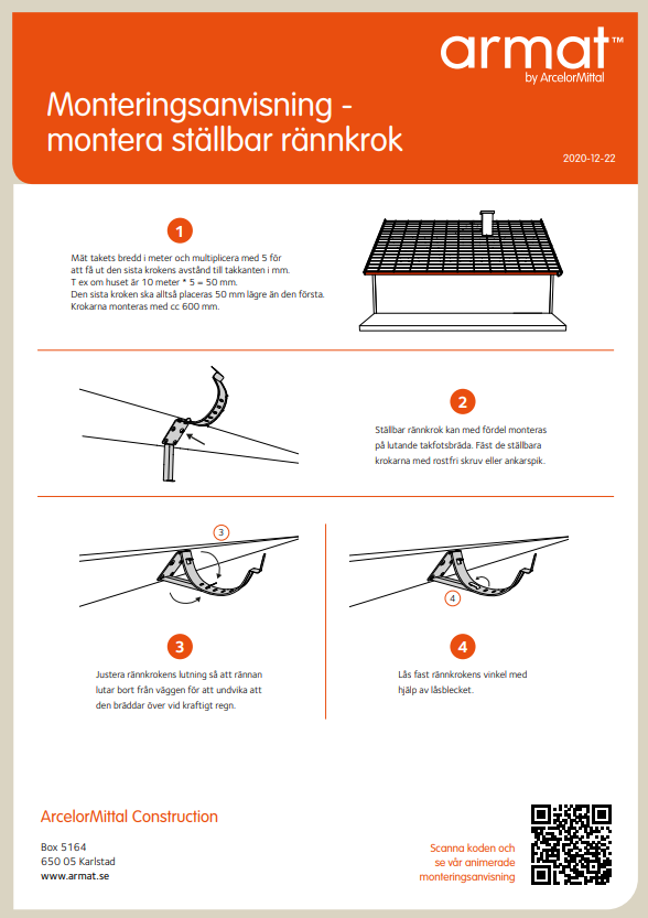 Install adjustable hook